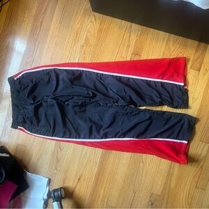 FP Movement by Free People Black and Red Track Pants
